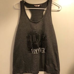 NWOT Vancouver “rainy days” Tank Top